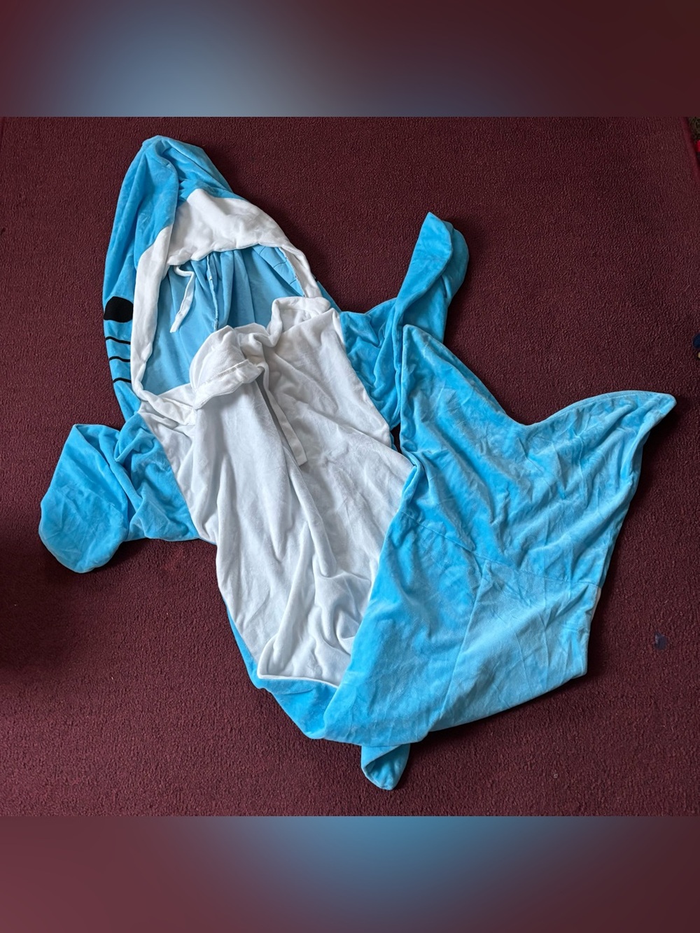 Shark blanket costume